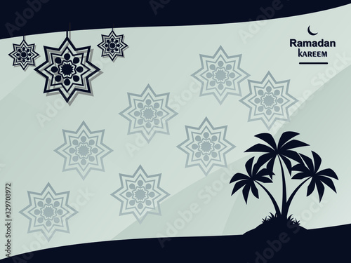 design background illustration  ramadan kareem