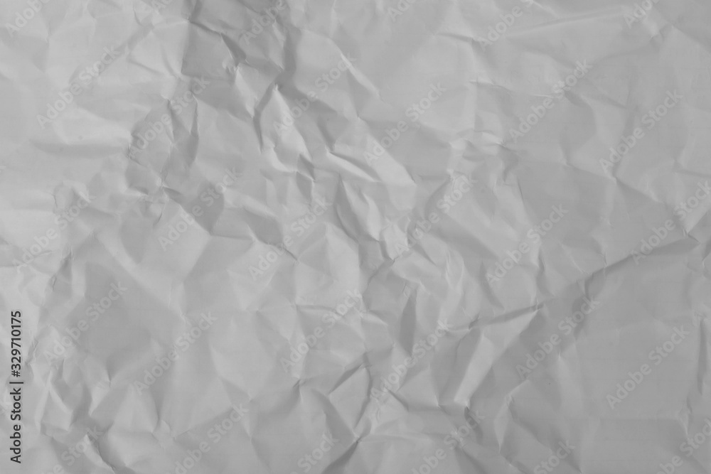 Obraz premium white crumpled paper texture background. 