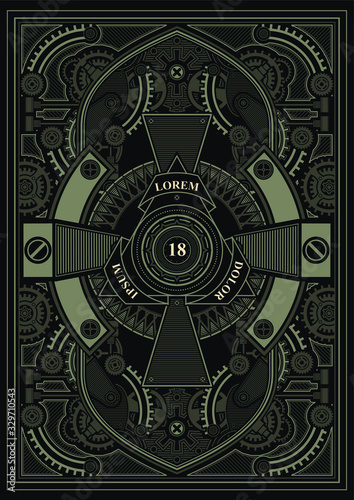 Steampunk Poster Chapter are perfect for using on poster, badges and other creative applications.