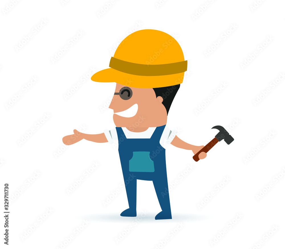 engineer concept.illustration for web design engineer concept.illustration for web design