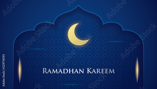 Ramadan Kareem Elegant design and luxury islamic background
