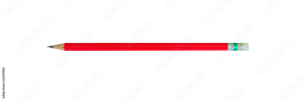 Pencil with Copy Space Isolated on a White Background. Pencil with Copy Space Isolated on a White Background.