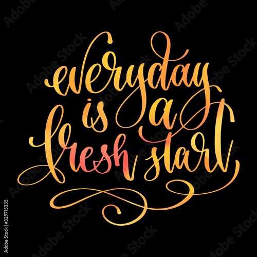 Typography design with gradients