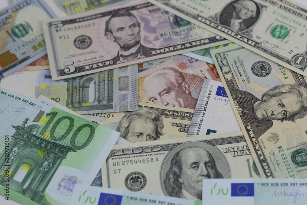 various currencies from countries spanning the World . financial crisis 2020 various currencies from countries spanning the World . financial crisis 2020