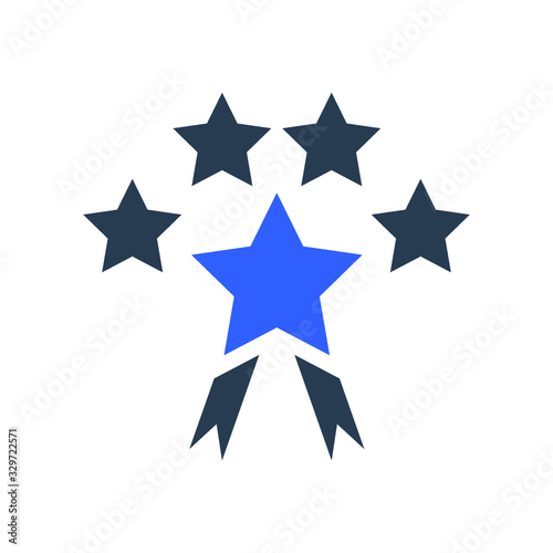 Star Ribbon Icon