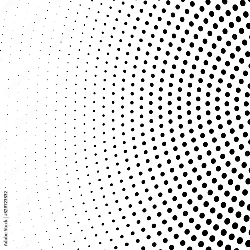 Abstract monochrome halftone texture. Chaotic wave of black dots on a white background Abstract monochrome halftone texture. Chaotic wave of black dots on a white background