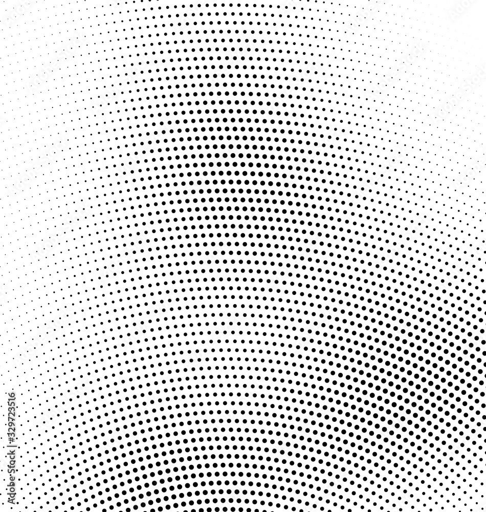 Abstract monochrome halftone texture. Chaotic wave of black dots on a white background Abstract monochrome halftone texture. Chaotic wave of black dots on a white background