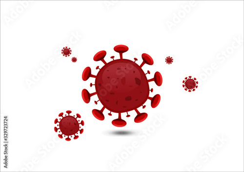 Corona Virus 2020. Corona Virus vector in wuhan