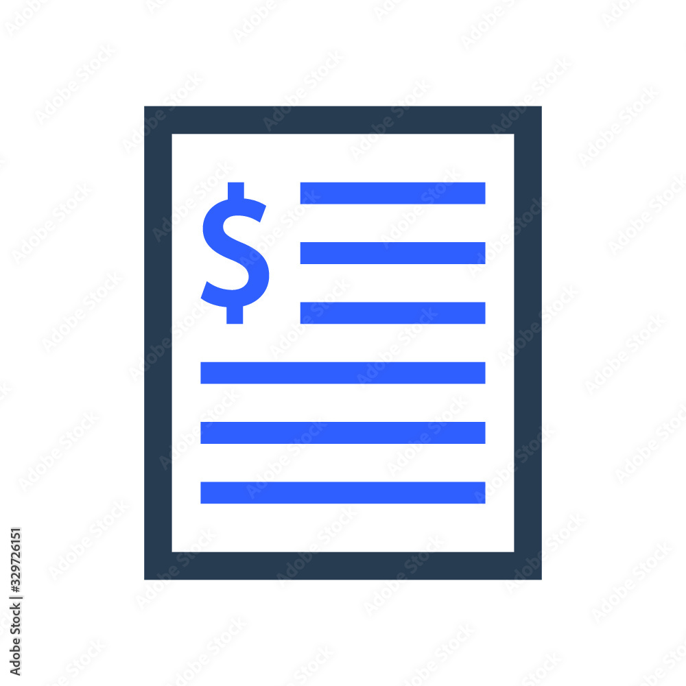 Financial Invoice icon Financial Invoice icon