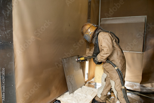 Bilde på lerret sandblasting
