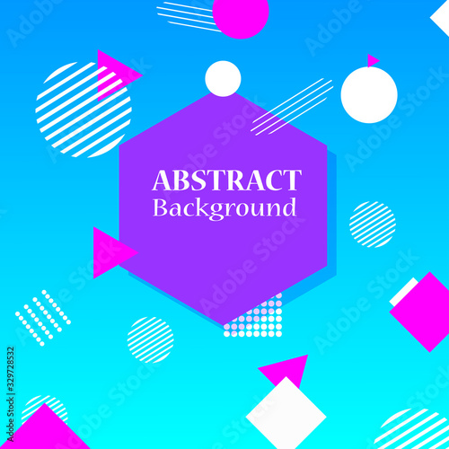 illustration vector of abstract background with simple shape