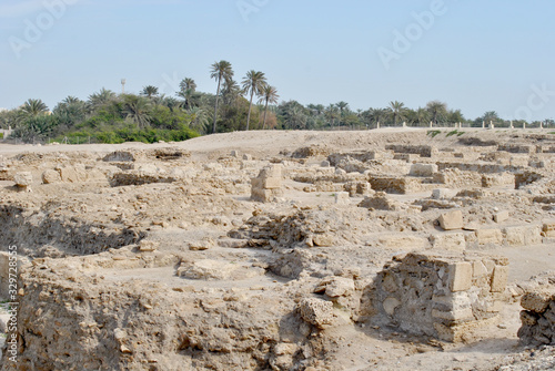 Bahrain National Fort view at Sunny day