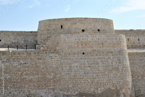 Bahrain National Fort view at Sunny day