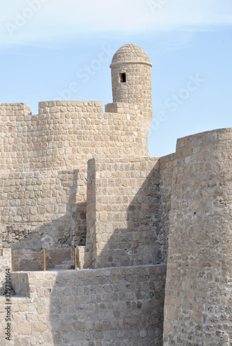 Bahrain National Fort view at Sunny day