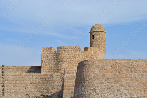 Bahrain National Fort view at Sunny day
