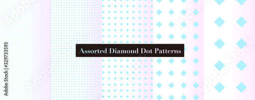 Assorted Diamond Dot Patterns