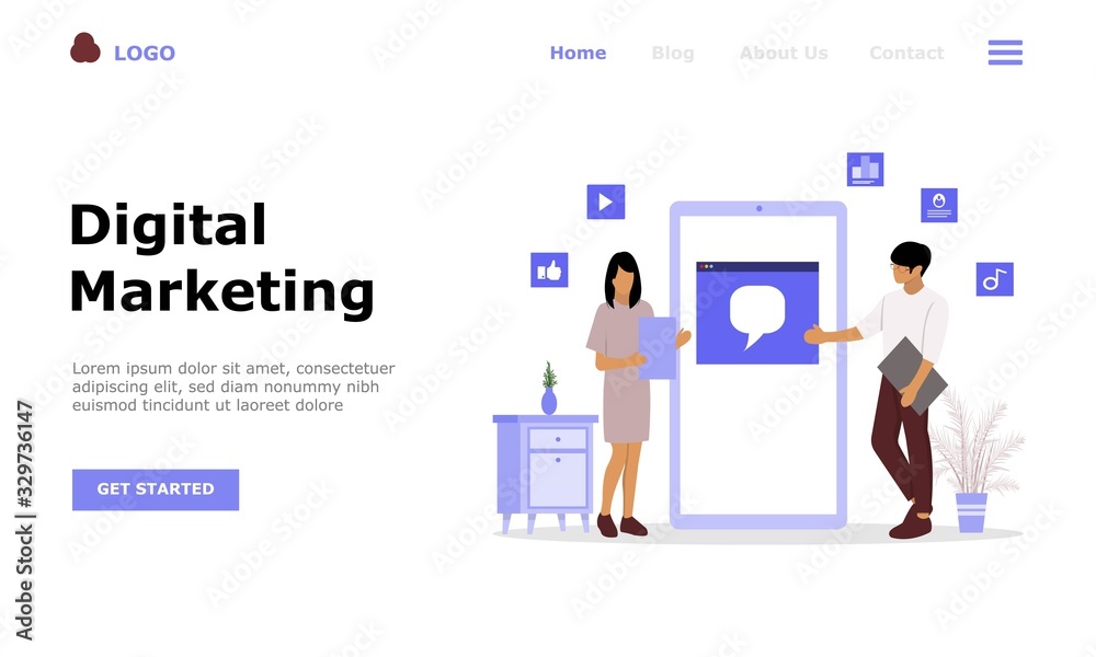 Digital Marketing Strategy Vector Illustration Concept, Suitable for web landing page, ui, mobile app, editorial design, flyer, banner, and other related occasion Digital Marketing Strategy Vector Illustration Concept, Suitable for web landing page, ui, mobile app, editorial design, flyer, banner, and other related occasion