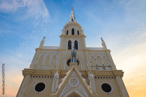 The Assumption Cathedral is the principal Roman Catholic church of Thailand, located within the grounds of Assumption College at 23 Oriental Avenue, New Road, in the Bang Rak district of Bangkok.