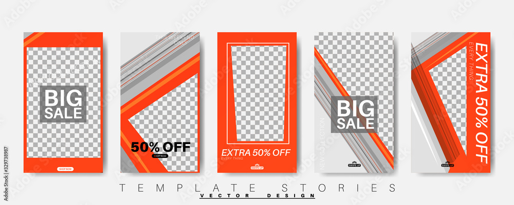 Editable Story background template. Vector Modern design background for social media. Post layout template. Editable Story background template. Vector Modern design background for social media. Post layout template.