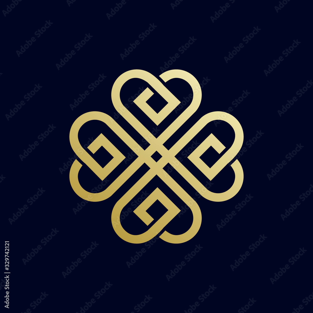 Obraz premium luxury ornament logo template