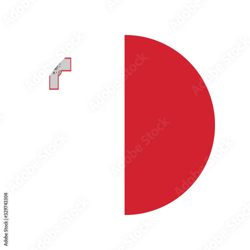 Free Download Malta, Maltese Flag vector image, Sovereign state flag of country of Malta in official colors - GFXLoad