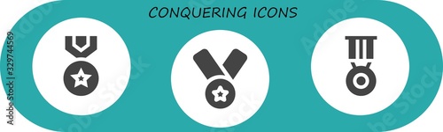 conquering icon set