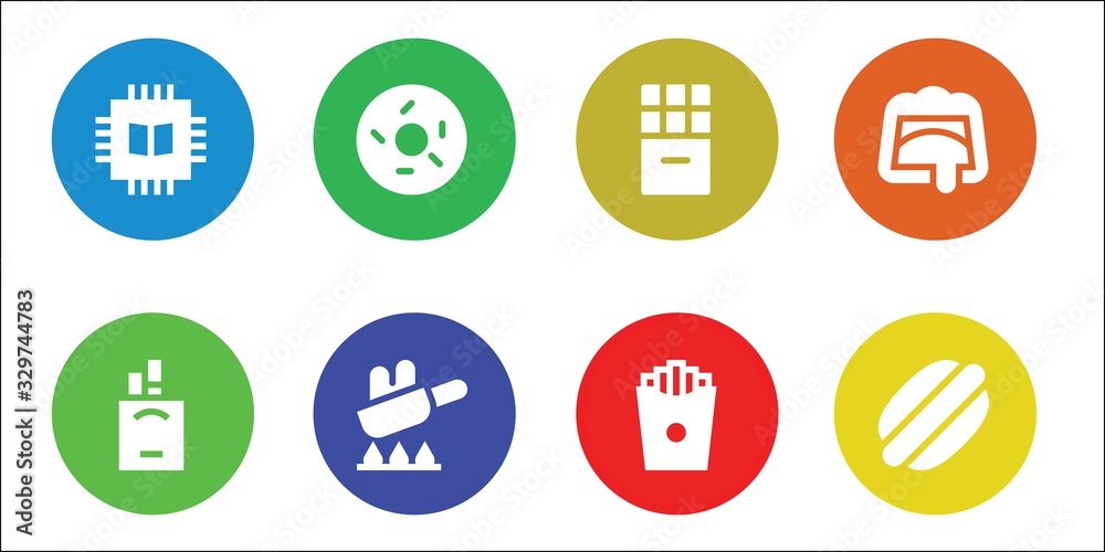 Modern Simple Set of unhealthy Vector filled Icons Modern Simple Set of unhealthy Vector filled Icons