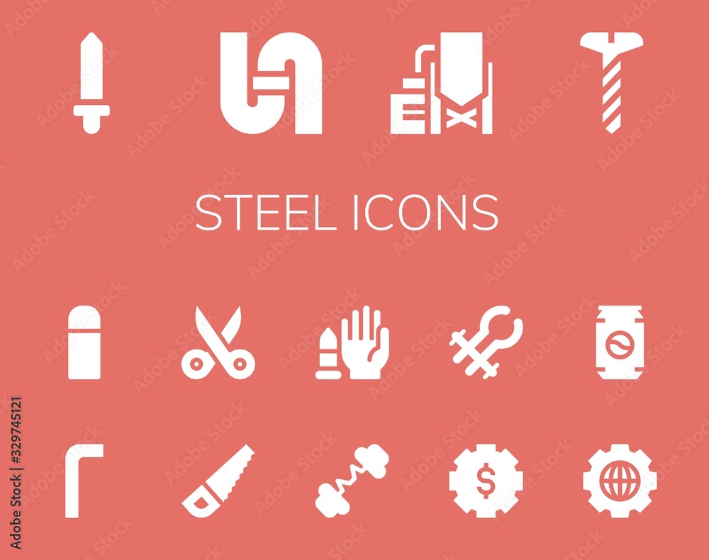 steel icon set steel icon set