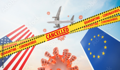 Canceled Flights between Europe and US