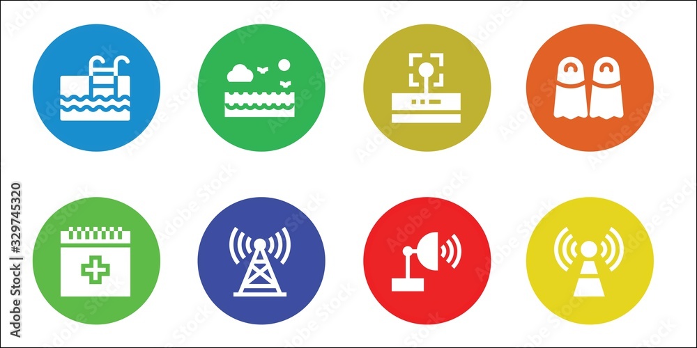 wave icon set wave icon set
