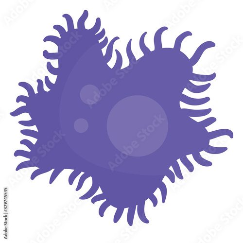 Different Kinds of Viruses. Bacteria Biology Organisms . Virus Infection Ebola Epidemic Sick. Medical Genetics Bacteriological Microorganism. Flat Vector Illustration,