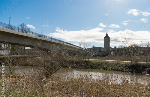 Die Stadt Ochsenfurt in Bayern befindet sich ganz in der Nähe von Würzburg. photo