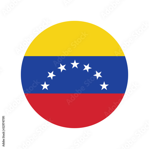 Flag of Venezuela. Vector illustration eps 10.