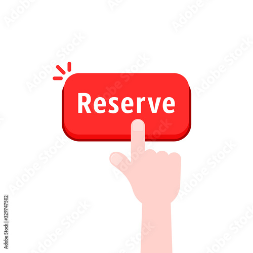 hand push on red reserve button