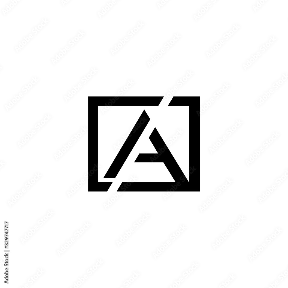 A letter logo design simple illustration template A letter logo design simple illustration template