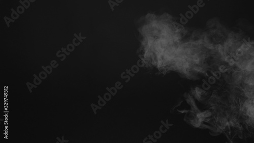 smoke   vapor   fog - realistic smoke cloud best for using in composition  4k  use screen mode for blending  ice smoke cloud  fire smoke  ascending vapor steam over black background - floating fog