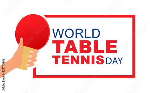 World Table Tennis Day. April 6.