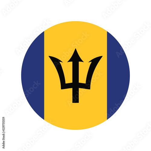 Flag of Barbados. Vector illustration eps 10.