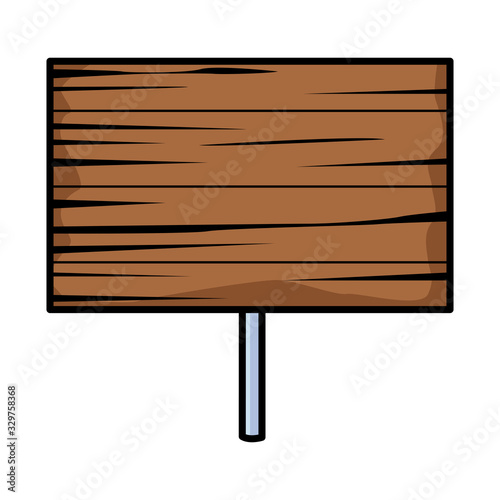 wooden label signal isolated icon