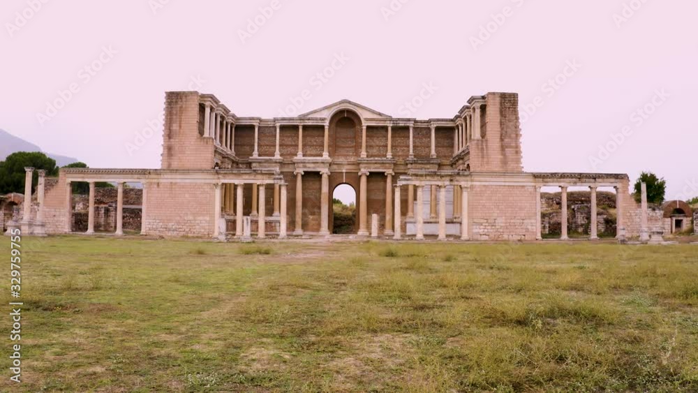 Sardes Ancient City, The Greek gymnasium of Sardis. Manisa Turkey Sardes Ancient City, The Greek gymnasium of Sardis. Manisa Turkey