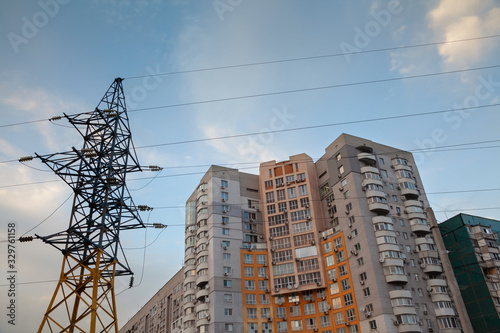 High-voltage networks in the city