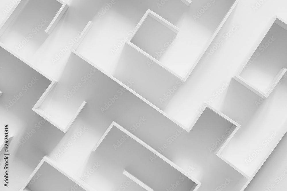 minimalist complex white labyrinth pattern minimalist complex white labyrinth pattern