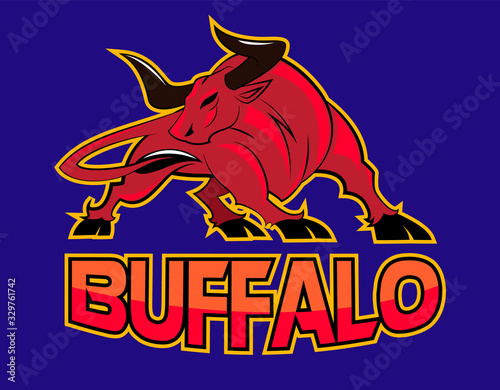abbildung, tier, cartoons, horse, zeichen, kunst, design, rot, isoliert, firmenlogo, comic, weiß, symbol, abstrakt, black, katze, icon, limo, Bulle, Stier, Buffalo
