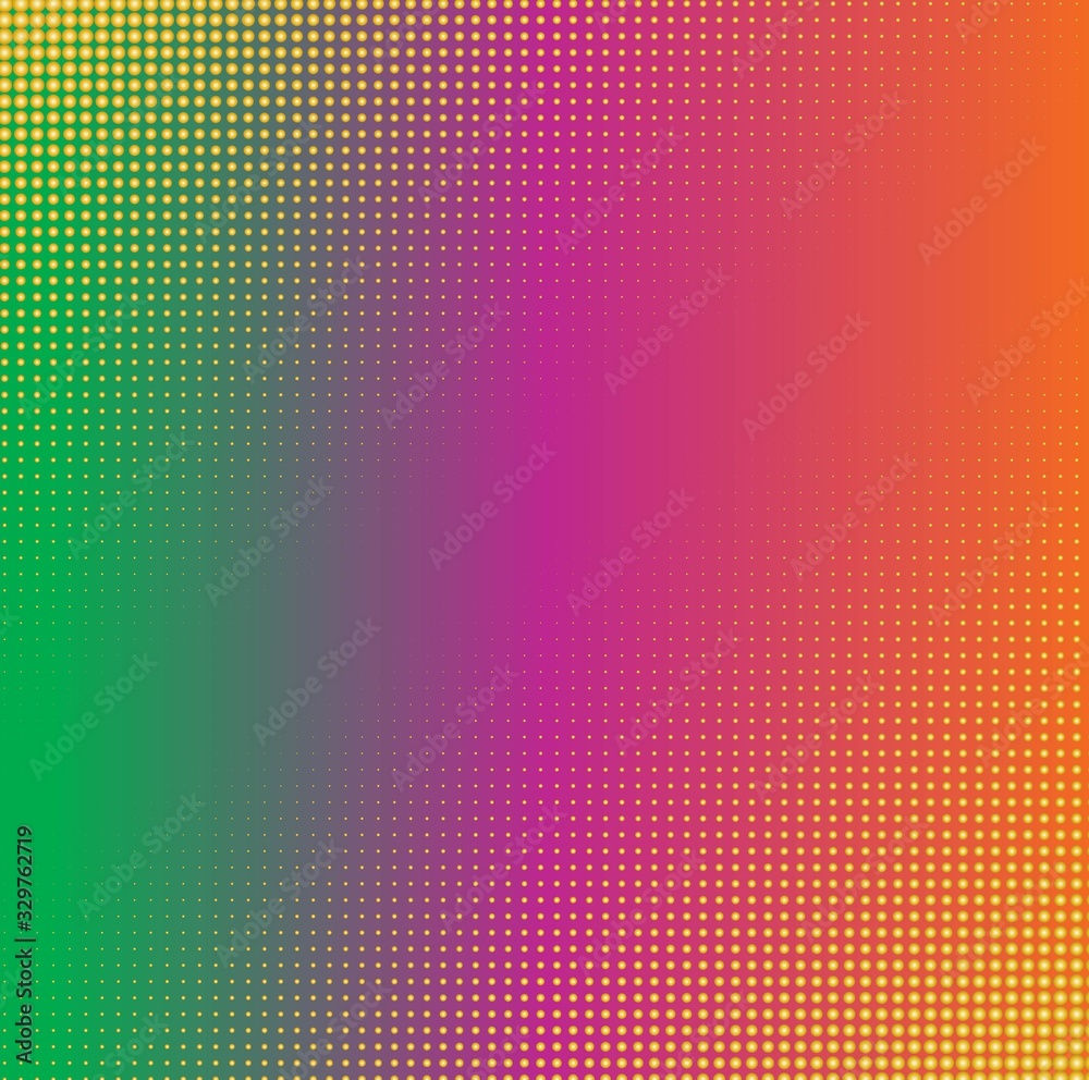 abstract colorful background with metal dots