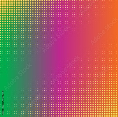 abstract colorful background with metal dots