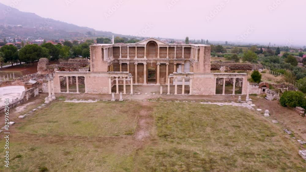 Sardes Ancient City, The Greek gymnasium of Sardis. Manisa Turkiye Sardes Ancient City, The Greek gymnasium of Sardis. Manisa Turkiye