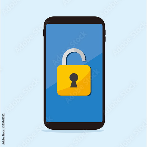 secure flat icon illustration vector 