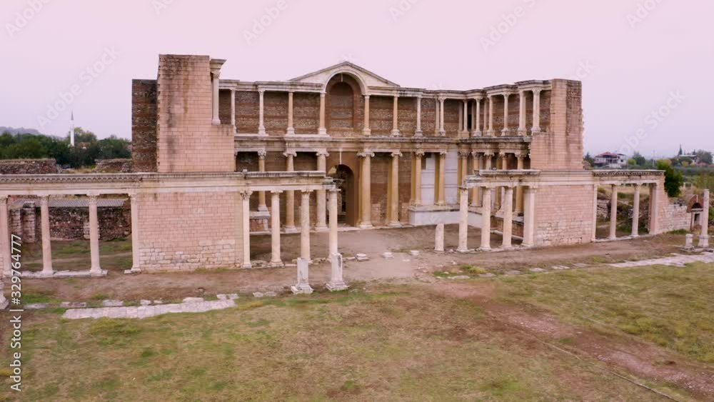 Sardes Ancient City, The Greek gymnasium of Sardis. Manisa Turkiye Sardes Ancient City, The Greek gymnasium of Sardis. Manisa Turkiye