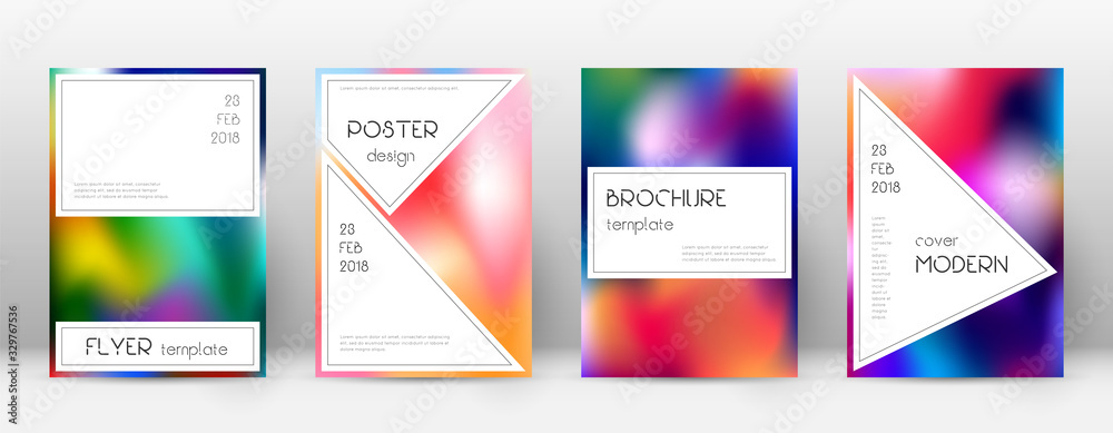 Flyer layout. Stylish captivating template for Bro