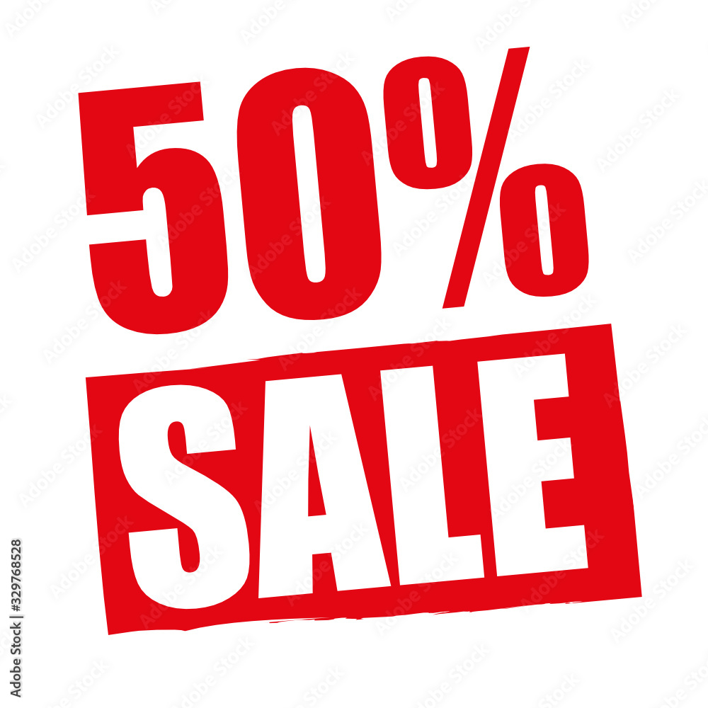 50% Sale Rabatt 50% Sale Rabatt